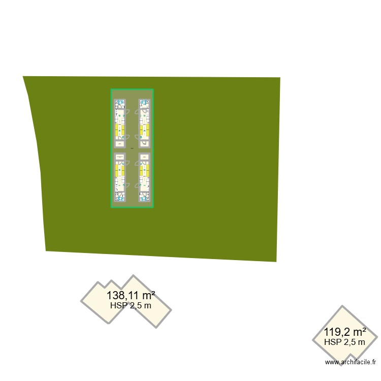 Plan LaboPeyi cadastre. Plan de 15 pièces et 672 m2