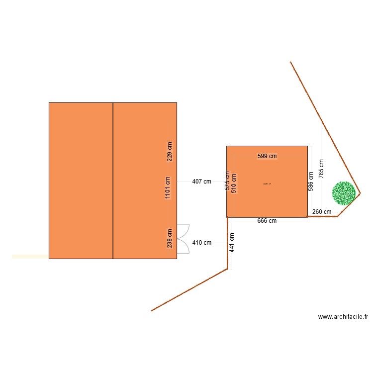EBAUCHE GARAGE. Plan de 0 pièce et 0 m2