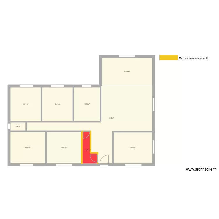 mercier maurice. Plan de 10  et 148 m²