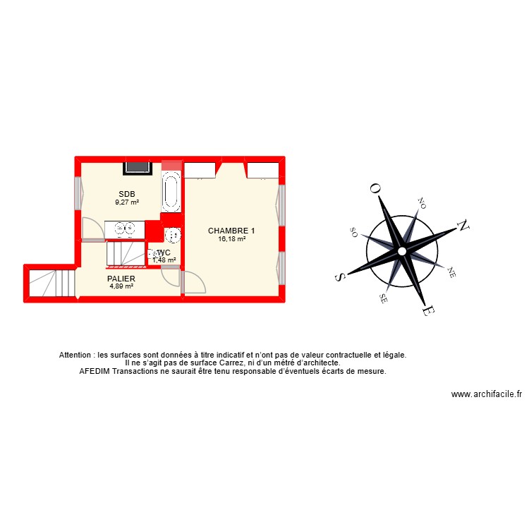 BI 31299. Plan de 42 pièces et 258 m2