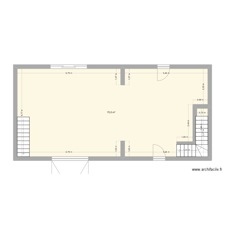 Tranclicli 2. Plan de 8 pièces et 138 m2