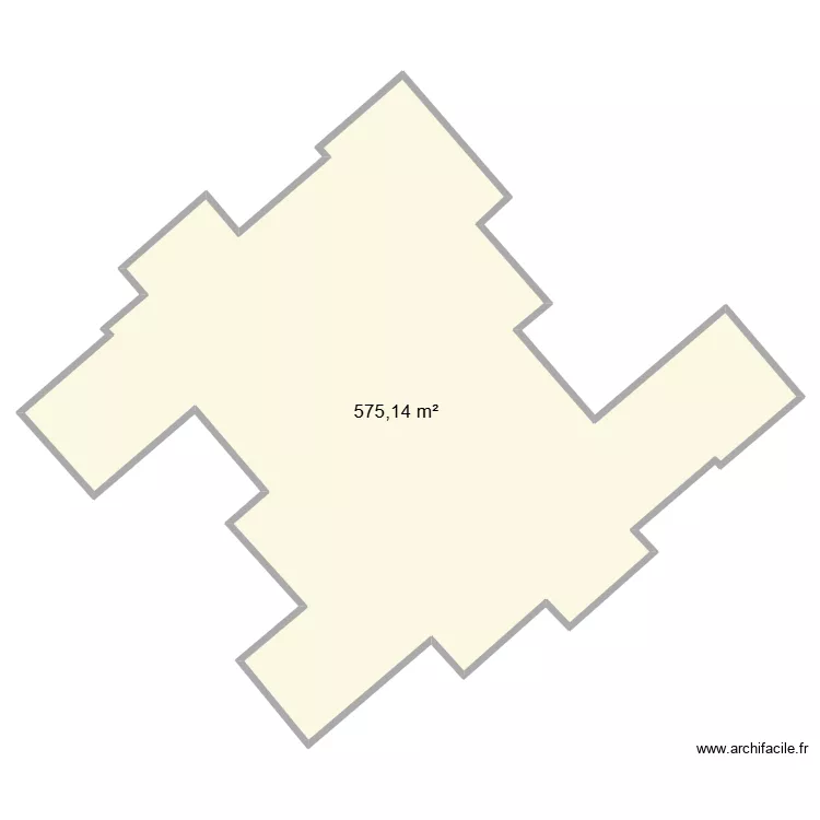 PROJET FINIT. Plan de 1 et 575 m² PROJET FINIT. Plan de 1 et 575 m²