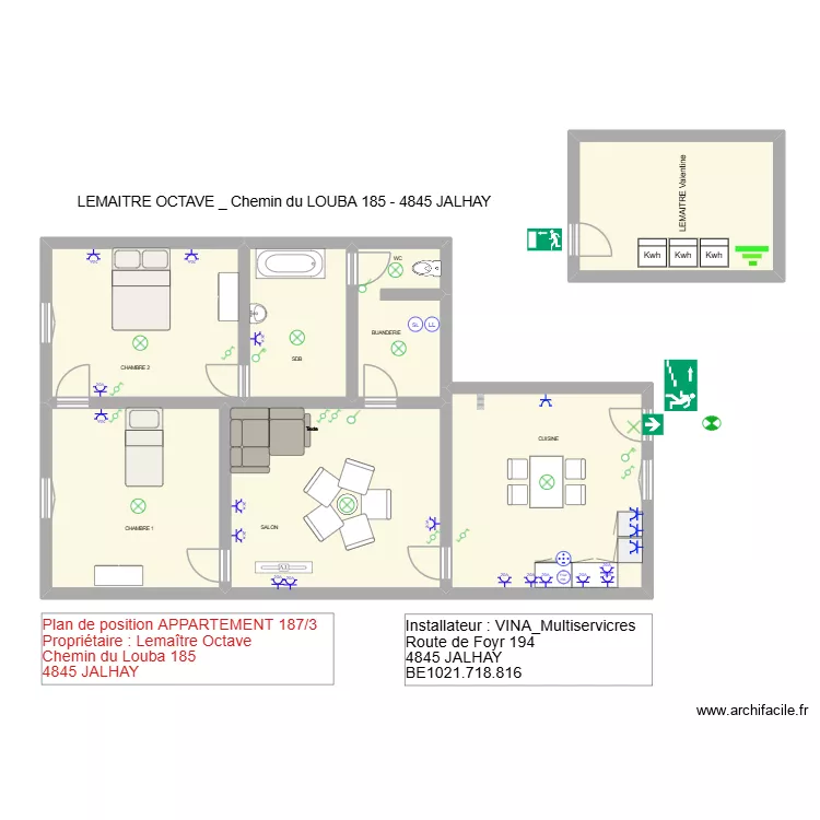 OCTAVE_187/3. Plan de 7 et 110 m² OCTAVE_187/3. Plan de 7 et 110 m²