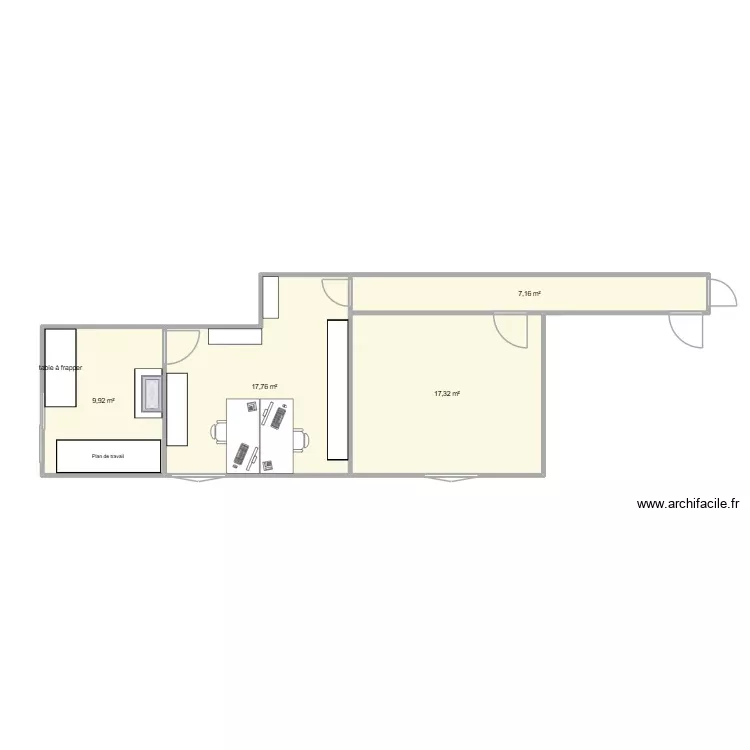 Prototype. Plan de 4 Pièces et 52 m² Prototype. Plan de 4 Pièces et 52 m²