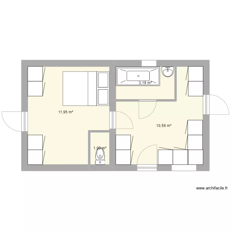 CH PAR BEAUVOIS. Plan de 