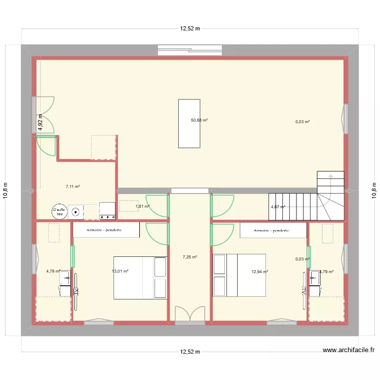 maison fauillet 1. Plan de 11 et 107 m² maison fauillet 1. Plan de 11 et 107 m²