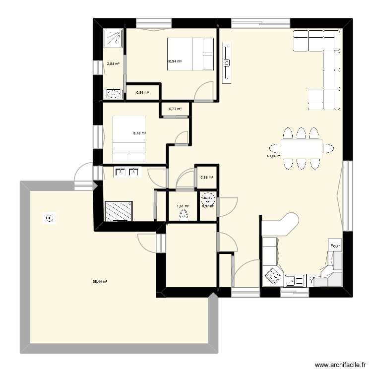 plan. Plan de 0 pièce et 0 m2