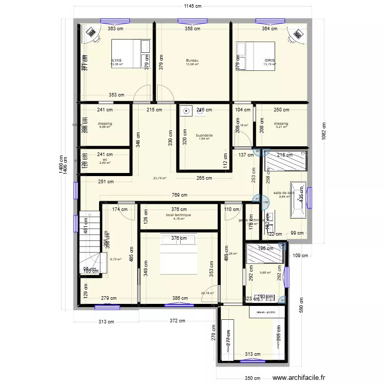 FLEVILLE HBC ETAGE 2 d. Plan de FLEVILLE HBC ETAGE 2 d. Plan de