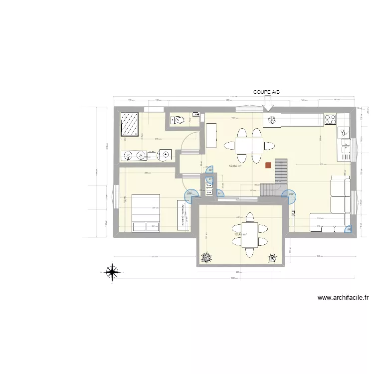 MAISON projet clem. Plan de 