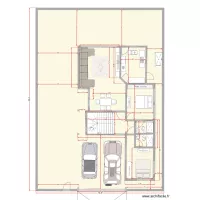 Plan Rez de chaussée avec mésures-révisé- salon révisé- alignement plan architechte 2