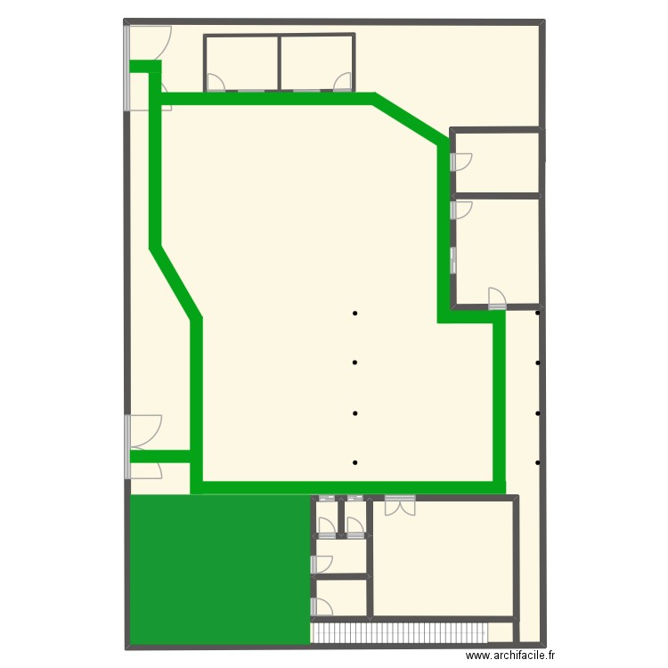 Plan de JBS. Plan de 10 pièces et 634 m2