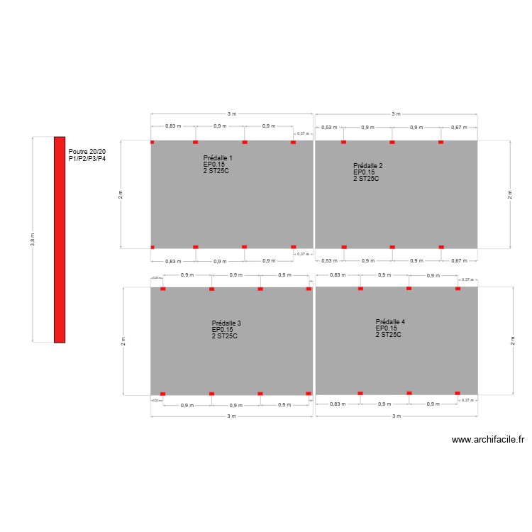 Fosse Anne chauvet 4. Plan de 0 pièce et 0 m2