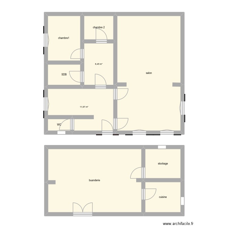 ddfdf. Plan de 10 pièces et 114 m2
