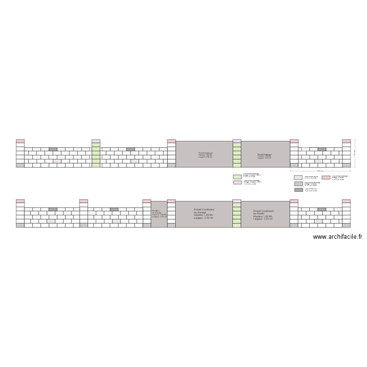 Plan clôture sur Chemin des Maraîchers . Plan de 0 pièce et 0 m2