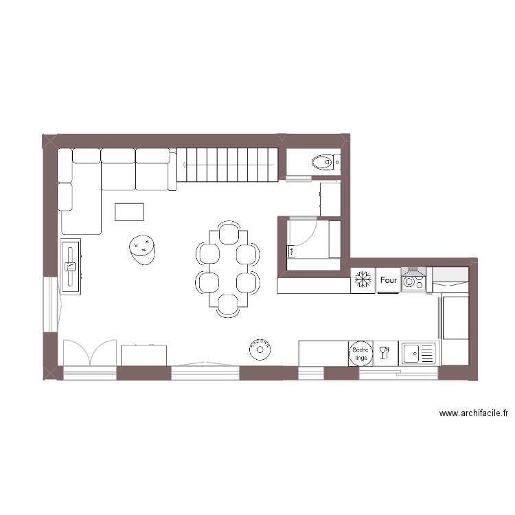 Melandrelle rez V2. Plan de 0 pièce et 0 m2