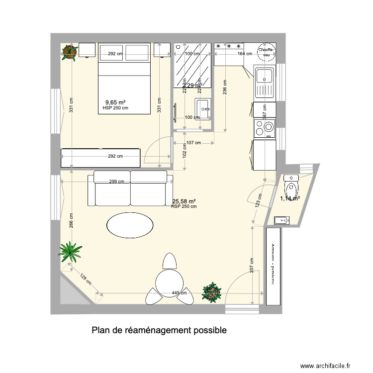 260 FSM POUGET REAMANEGEMENT POSSIBLE. Plan de 0 pièce et 0 m2