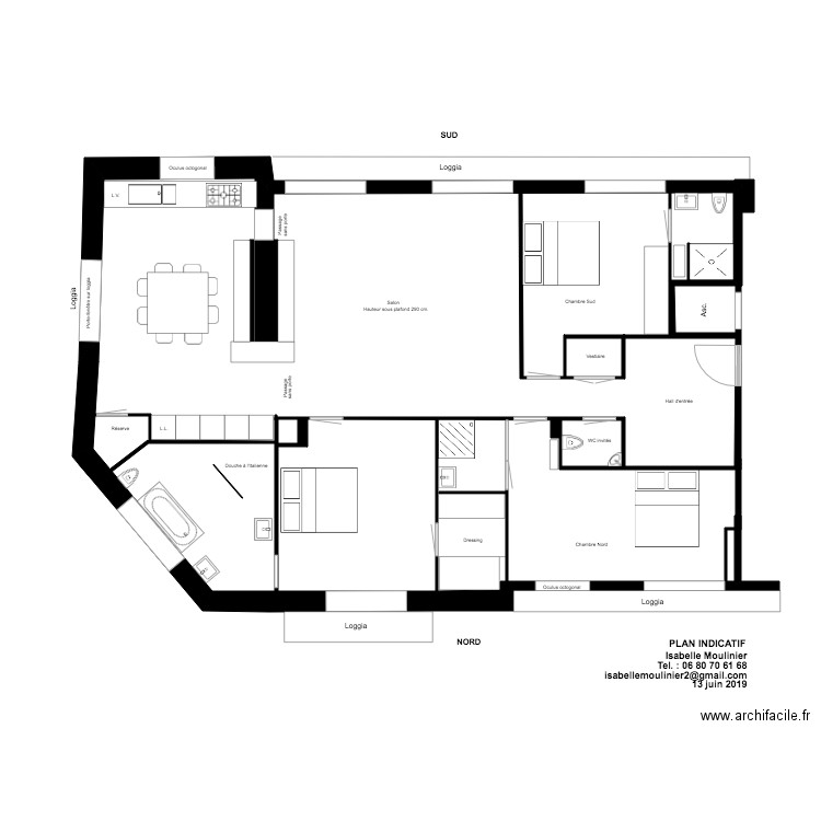 Plan 13 06 2019. Plan de 0 pièce et 0 m2