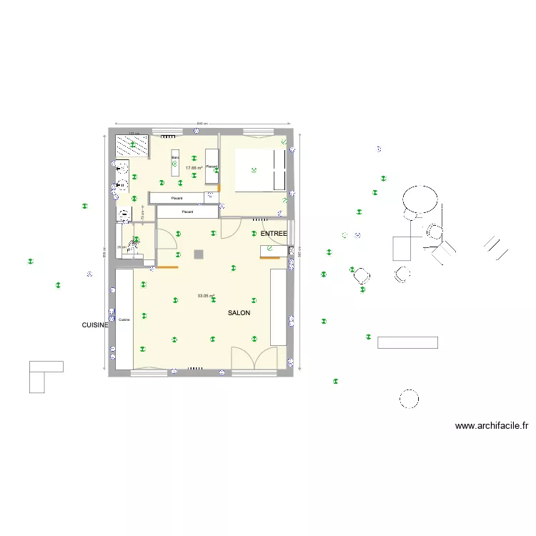 LA MUL plancher. Plan de LA MUL plancher. Plan de