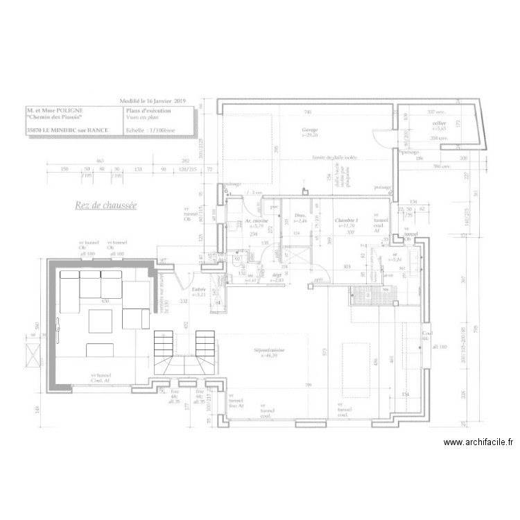 Minihic. Plan de 0 pièce et 0 m2