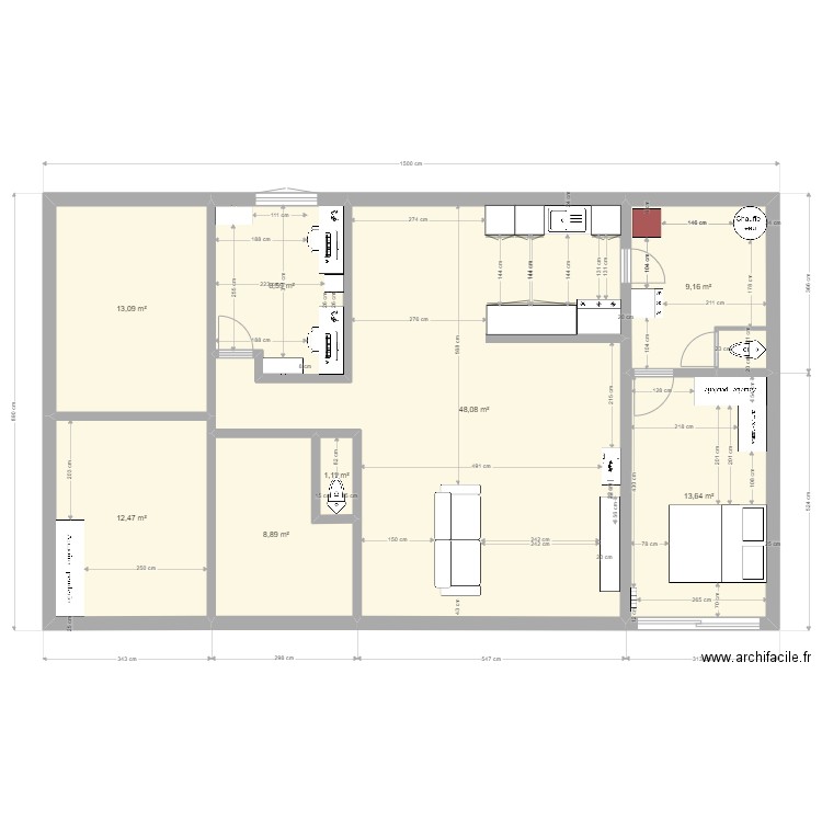 maison. Plan de 0 pièce et 0 m2