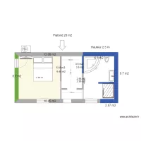 Plan maison &eacute;tage 2
