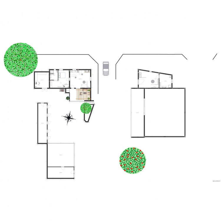 pech vigayral vue en plan1. Plan de 0 pièce et 0 m2