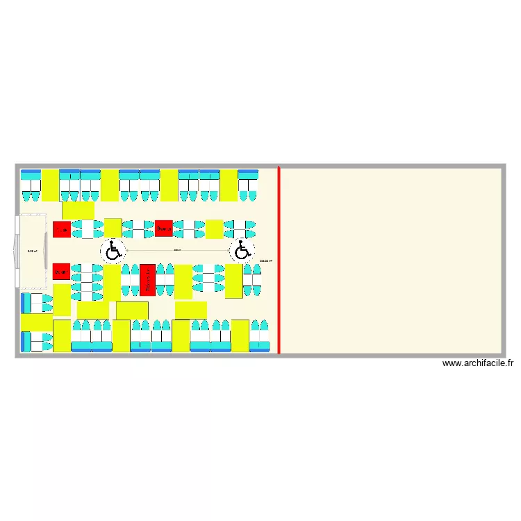 plan 110 places. Plan de 