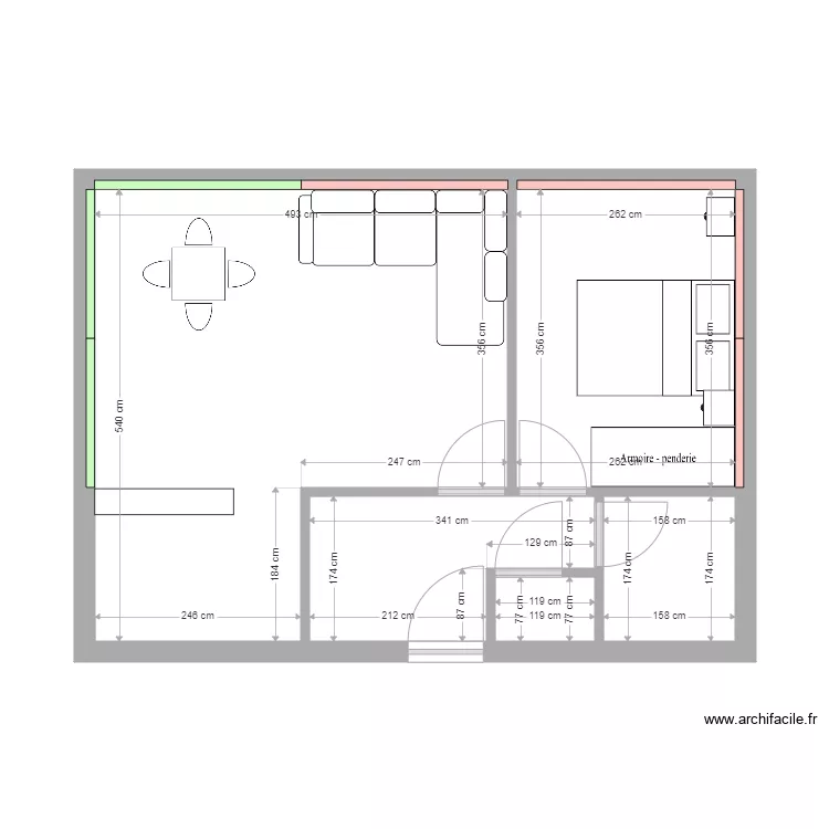 Appart Val Claret. Plan de Appart Val Claret. Plan de