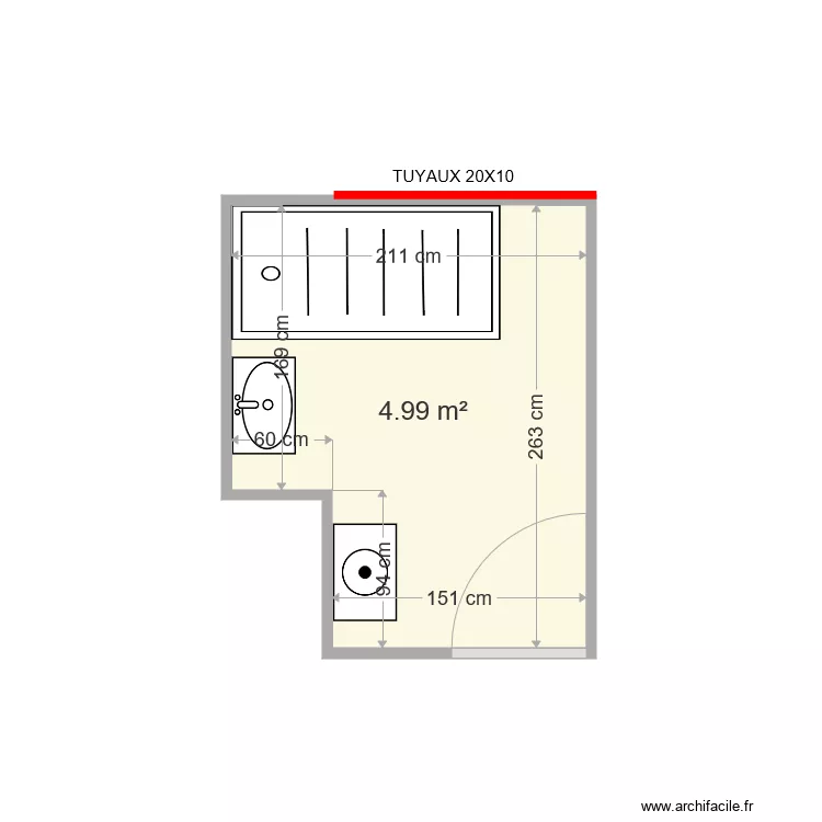 FREVILLE J LUC . Plan de 