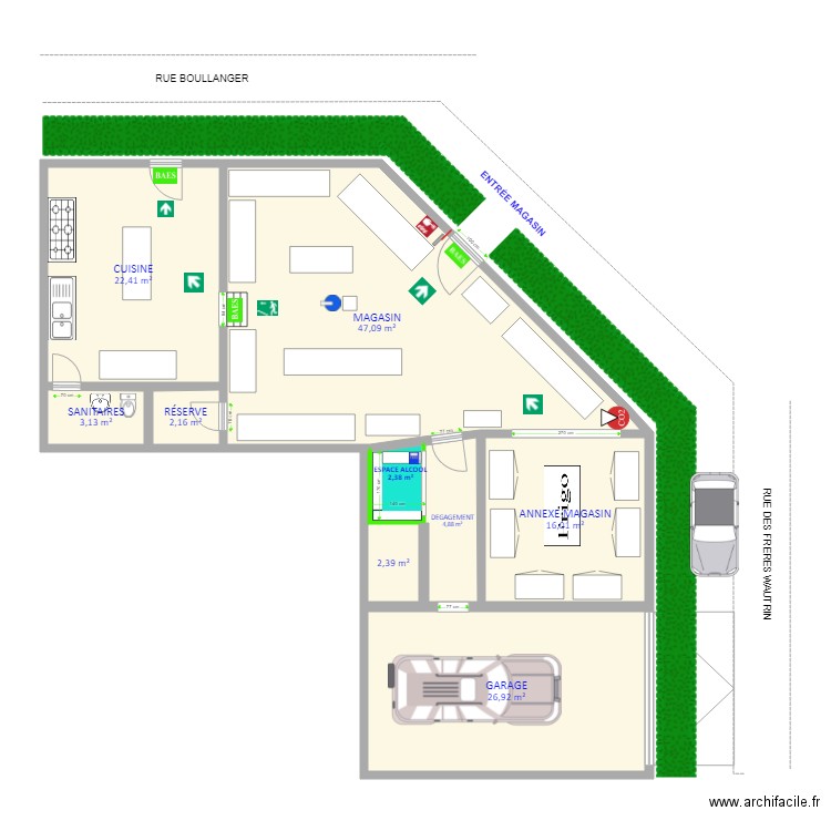 LE CALEDONIA. Plan de 0 pièce et 0 m2