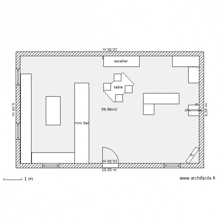 rez de chaussé. Plan de 0 pièce et 0 m2