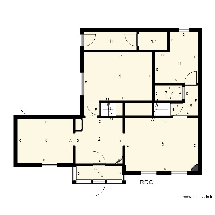 184665 FROMONT Plomb. Plan de 0 pièce et 0 m2