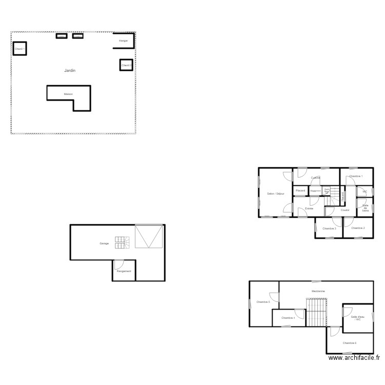 ANDRE Philippe. Plan de 0 pièce et 0 m2