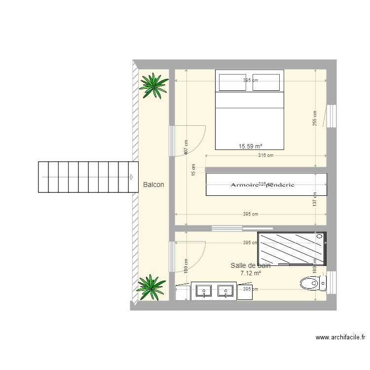 loft etage. Plan de 0 pièce et 0 m2