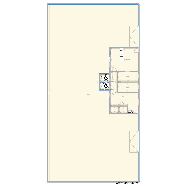 Toulouse Sud. Plan de 8 pièces et 848 m2