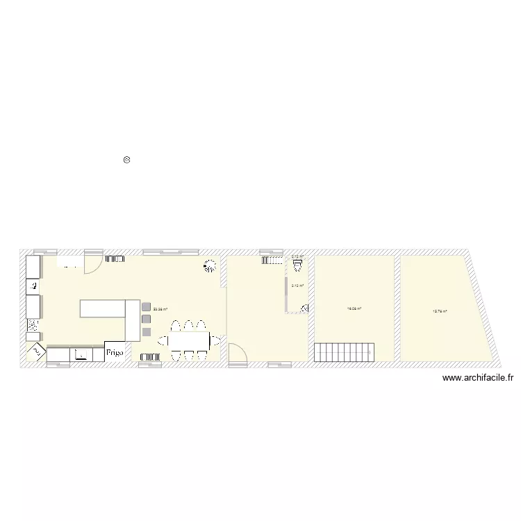 maison. Plan de 