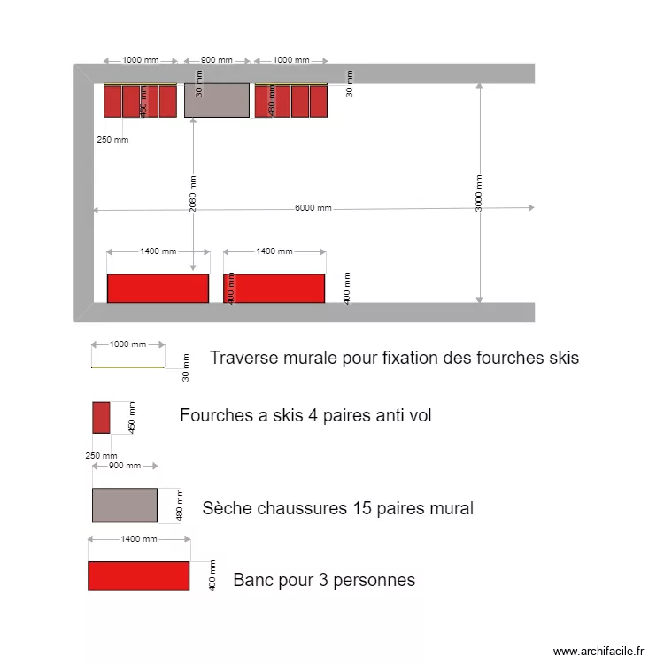 Copropri&egrave;t&eacute; 8 logements (b). Plan de 