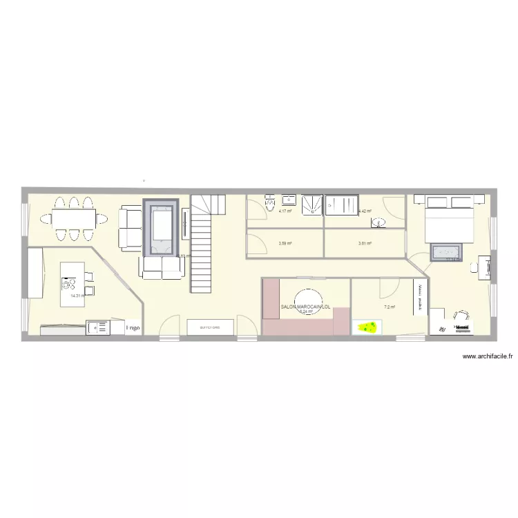 test rufisque. Plan de 