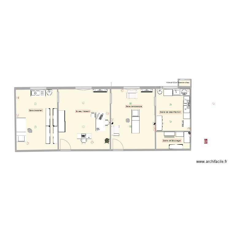 GASTRO 9. Plan de 6 pièces et 47 m2