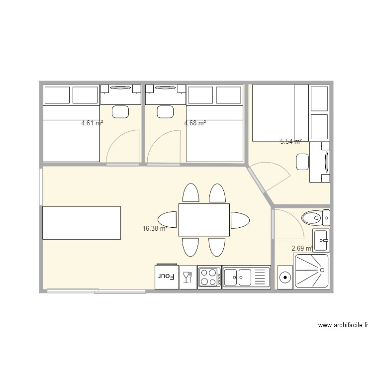 CHALET 35. Plan de 0 pièce et 0 m2