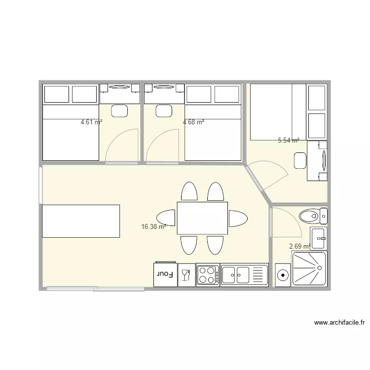 CHALET 35. Plan de 