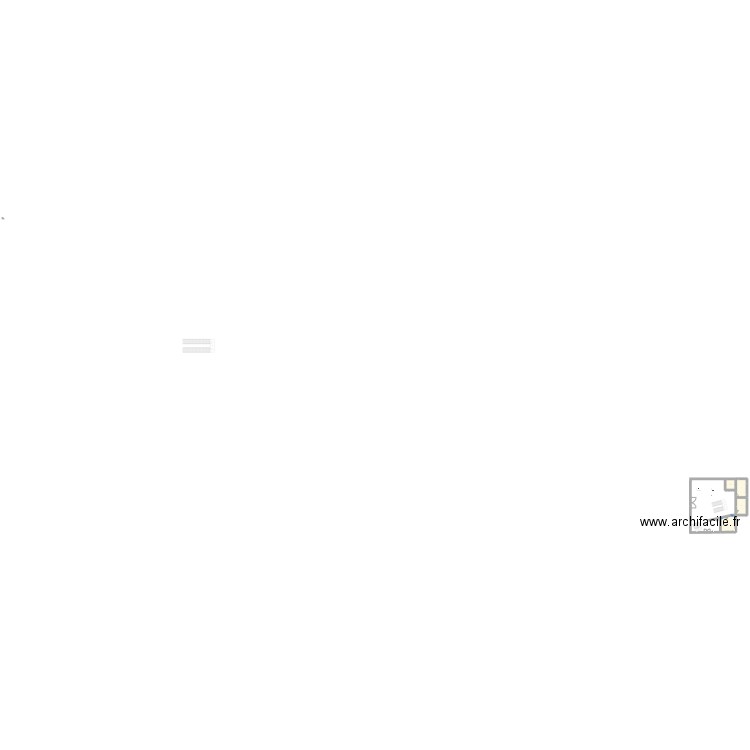 RDC 1. Plan de 4 pièces et 77 m2