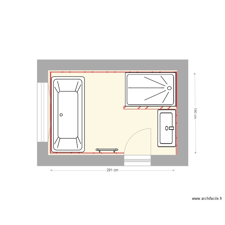 terrier. Plan de 0 pièce et 0 m2