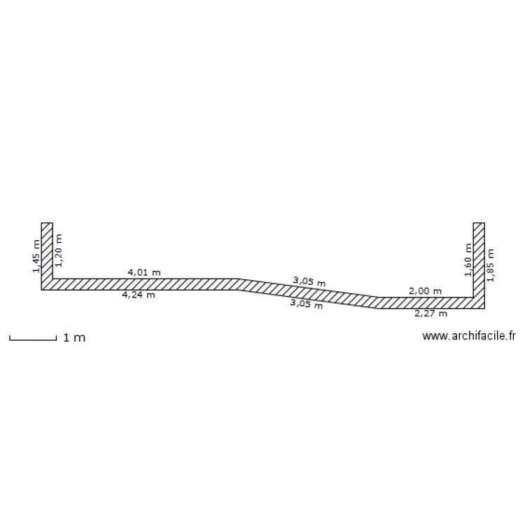 plan de coupe piscine 110/150. Plan de 0 pièce et 0 m2