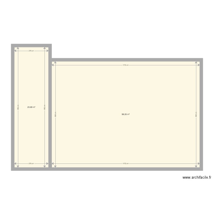 lande extérieur. Plan de 0 pièce et 0 m2