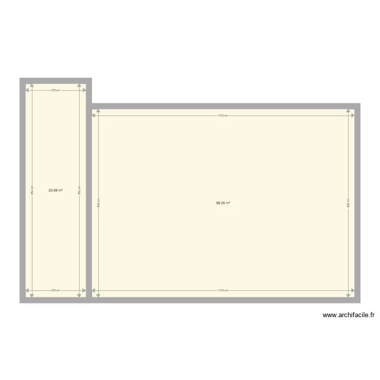 lande ext&eacute;rieur. Plan de 