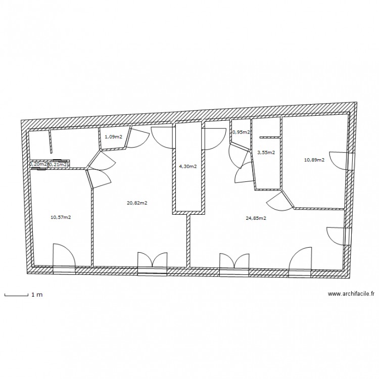 1 etage. Plan de 0 pièce et 0 m2