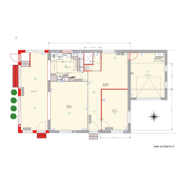 RdCsans Cellier. Plan de 0 pièce et 0 m2