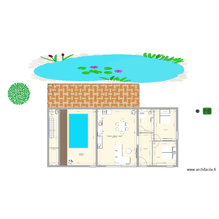 Gite V3. Plan de 0 pièce et 0 m2