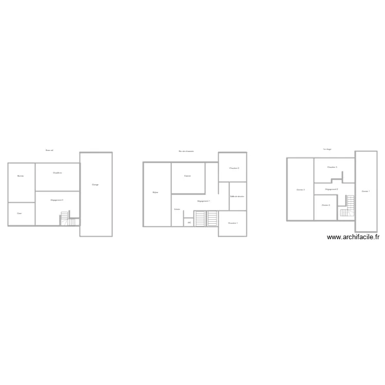 g&eacute;n&eacute;ral gaulle CARIGNAN 85. Plan de 